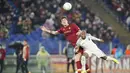 Tampil di depan pendukungnya AS Roma tampil percaya diri dan mendominasi laga dengan mencatatkan 54 persen penguasaan bola berbanding 46 persen milik Zorya. (AP/Gregorio Borgia)