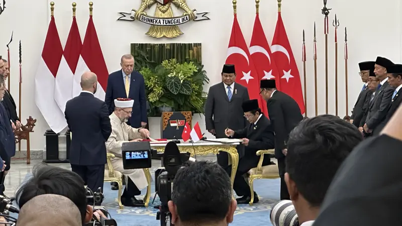 Prabowo dan Erdogan Sepakat Two State Solution untuk Kemerdekaan Palestina - News Liputan6.com