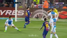 Lionel Messi mencetak hat-trick saat Barcelona mengalahkan Leganes 3-1 yang sekaligus menyamai rekor tak terkalahkan di La Liga ya...