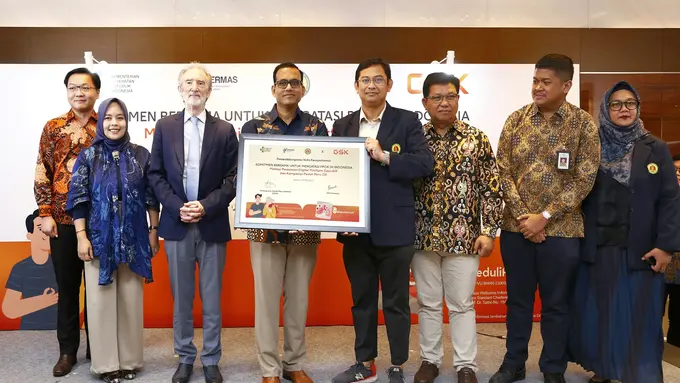 Tanda Kerja Sama PDPI dan GSK