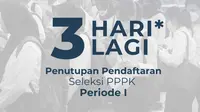 Pendaftaran Seleksi PPPK 2024 Tinggal 3 Hari Lagi, Jangan Pakai Sistem Kebut Semalam!
