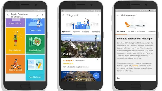google trips