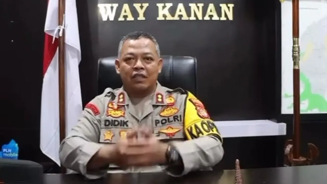 Kapolres Way Kanan, AKBP Didik Kurnianto.