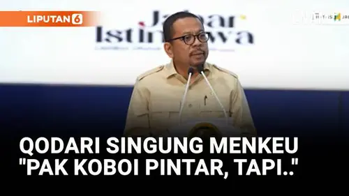 Pidato Perdana Kepala KSP Qodari Singgung Menkeu Purbaya: Pak Koboi Pintar, Tapi...