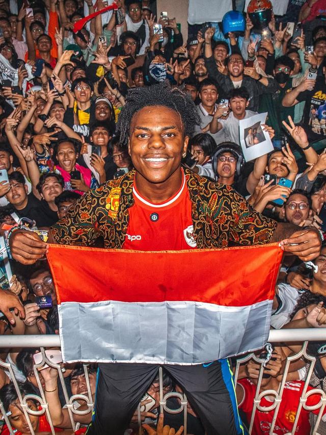 Ishowspeed atau Speed ketika mengunjungi Indonesia.