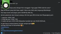 Cek Fakta: Hoaks Kabar tentang Pemda, Dishub, dan Polri Gelar Razia Pajak STNK pada April 2025