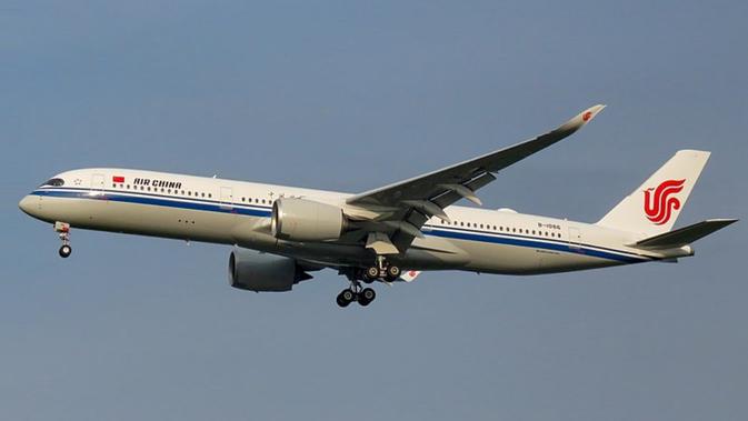 Ilustrasi maskapai Air China (Wikimedia Commons)