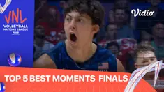 Berita Video, Termasuk Rally di Laga Italia Vs Polandia, Ini 5 Momen Terbaik di Pekan Terakhir Volleyball Nations League 2022