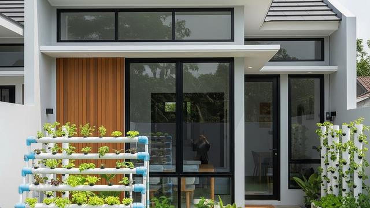 9 Model Rumah Mungil tapi Punya Halaman Belakang untuk Hidroponik, Mini tapi Maksimal