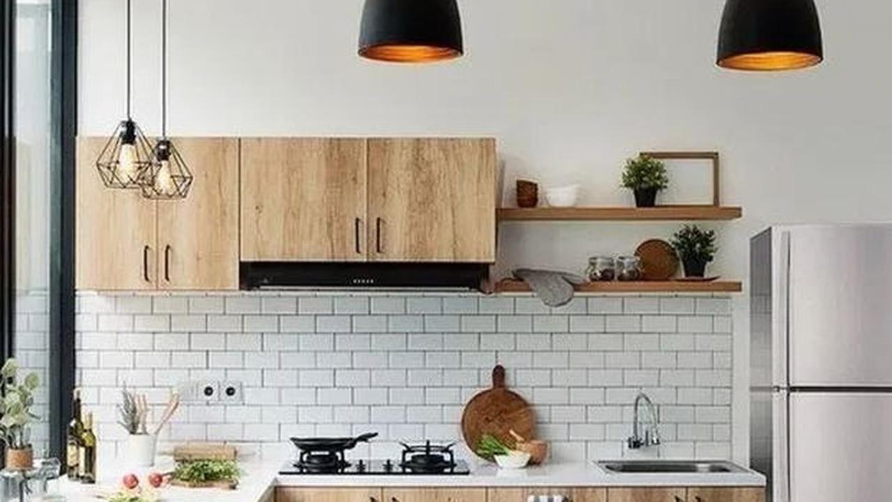 Dapur Letter L Minimalis Modern