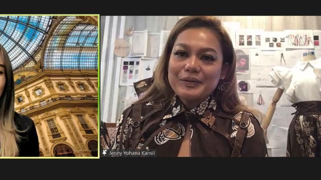 Batik Durian Lubuklinggau Eksis di Panggung Milan Fashion Week 2021