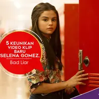 Simak 5 keunikan dari video klip terbaru Selena Gomez yang bertajuk Bad Liar. (Foto: Twitter/selenagomez, Desain: Nurman Abdul Hakim/Bintang.com)