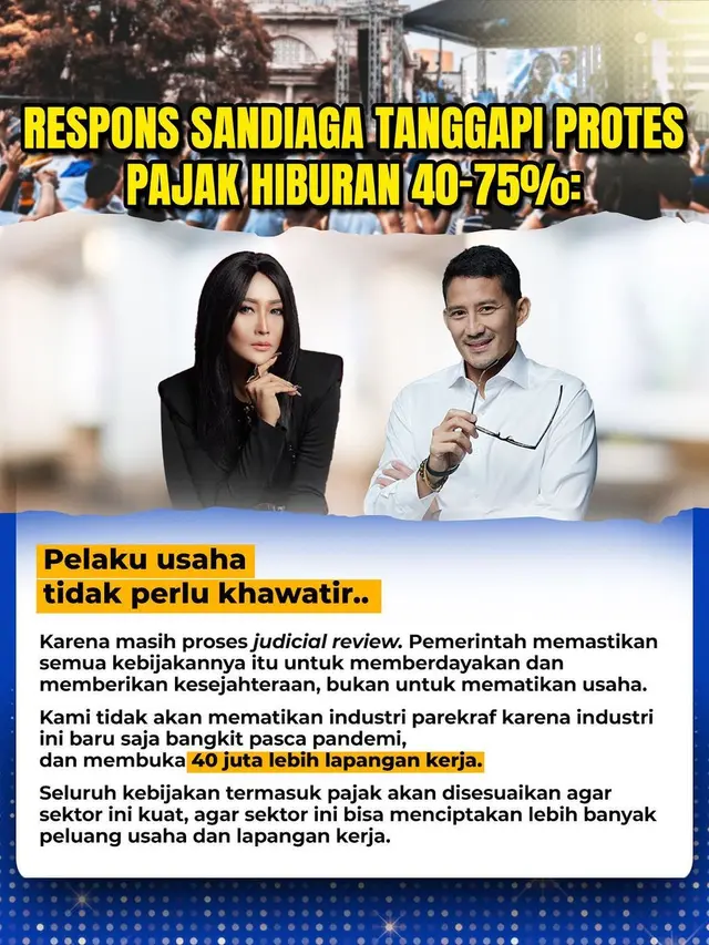 Unggahan Sandiaga Uno. (Foto: Dok. Instagram @sandiuno)