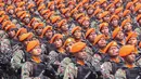 133.000 personel TNI diterjunkan dalam puncak peringatan HUT ke-80 TNI yang digelar di lapangan Monas, Jakarta. (merdeka.com/Arie Basuki)
