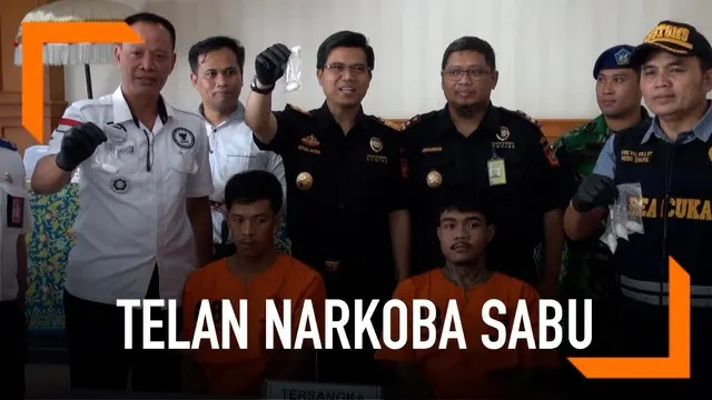 VIDEO: WNA Thailand Telan Puluhan Kapsul Sabu Berbahaya