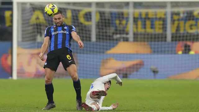 Diwarnai Kartu Merah, Inter Milan Tumbang  dari Empoli di Liga Italia