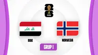 Timnas Irak Vs Timnas Norwegia di Piala Dunia 2026. (Bola.com/Dok.Multimedia KLY).