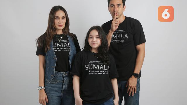 Luna Maya, Makayla Rose, dan Darius Sinathrya