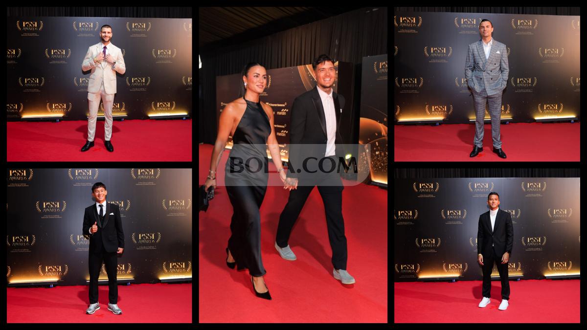 Intip Red Carpet PSSI Award 2026: Pemain Timnas Indonesia dan Insan Sepak Bola Tanah Air Tampil Keren!