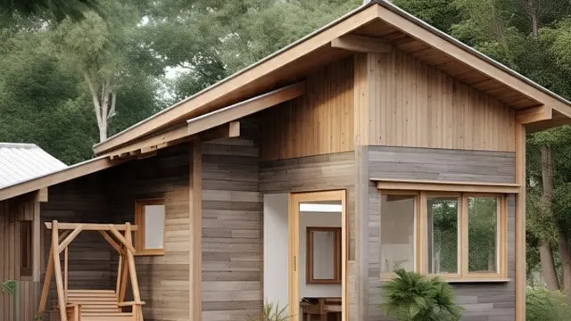 Ilustrasi Desain Rumah Sederhana dengan Budget Terbatas (Sumber Gambar: Meta AI)