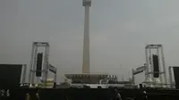 Ini Panggung Besar yang Digunakan Pidato Usai Pelantikan Jokowi