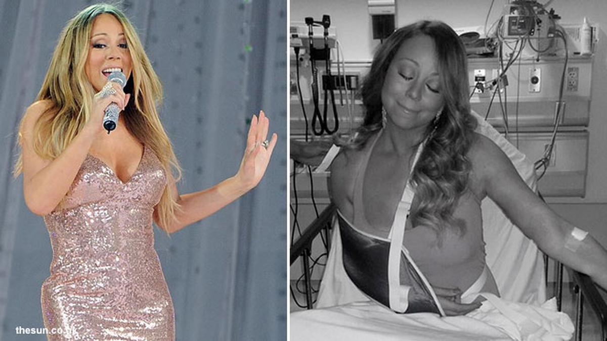 Mariah Kerining yalangoch fotosuratlari