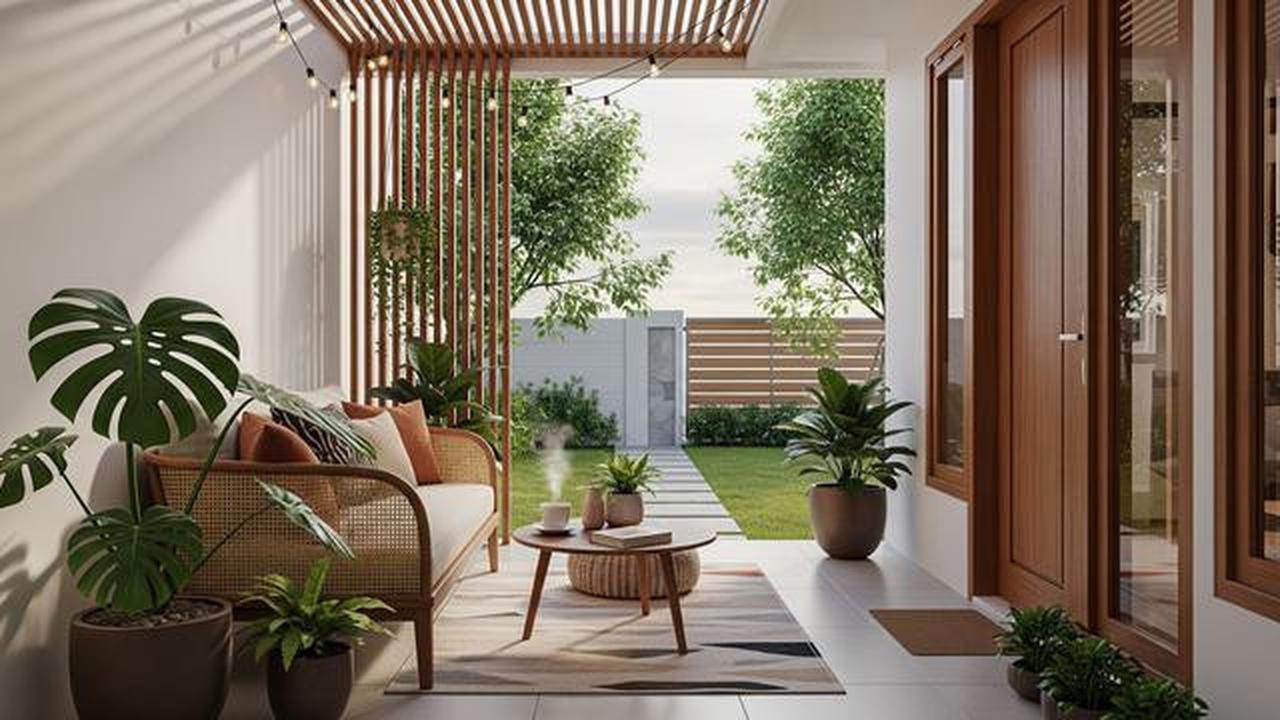 7 Desain Teras Kecil Terlihat Modern Estetik, Ideal Buat Ngopi Santai Bareng Teman