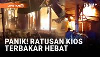 Malam Mencekam di Buton, Pasar Kaloko Hangus Dilahap Api
