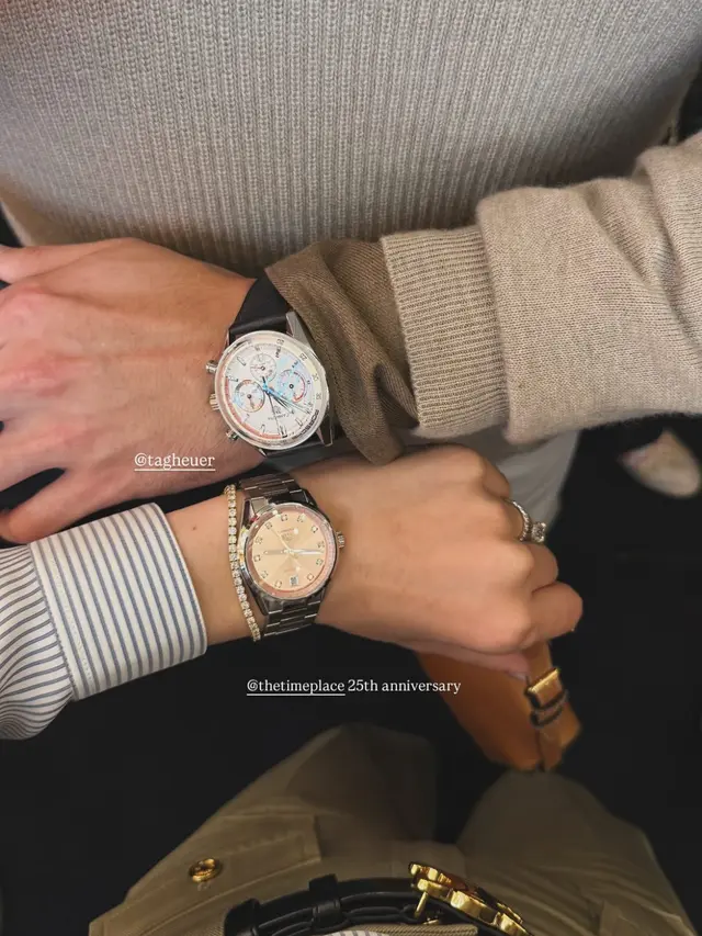 Jam tangan Alyssa Daguise di Acara Irwan Mussry. [@alyssadaguise]