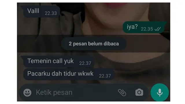 6 Chat Ungkapan Jujur Sudah Punya Pacar Ini Bikin Senyum Tipis