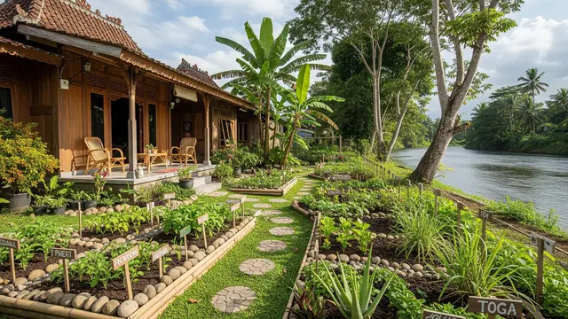 9 Ide Pekarangan Produktif untuk Rumah yang Berada Dekat Sungai, Sumber Pangan Mandiri