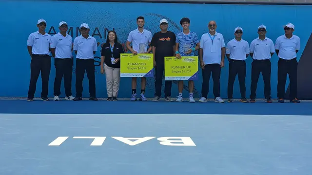 Petenis Prancis Arthur Gea Juara Turnamen Tenis M-25 di Bali