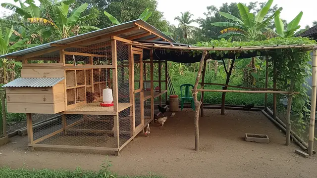 Kandang Ayam Sistem Semi Umbaran