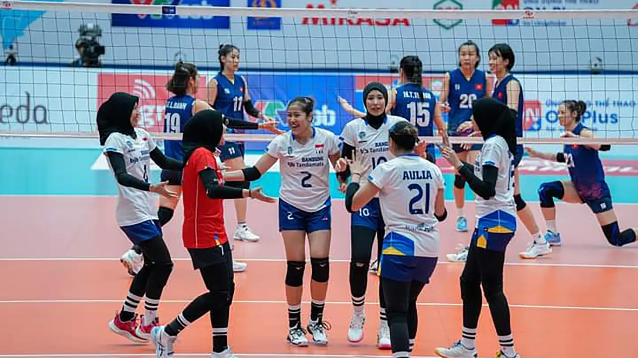 SEA V League 2023 Putaran Pertama: Timnas Bola Voli Putri Indonesia vs Vietnam