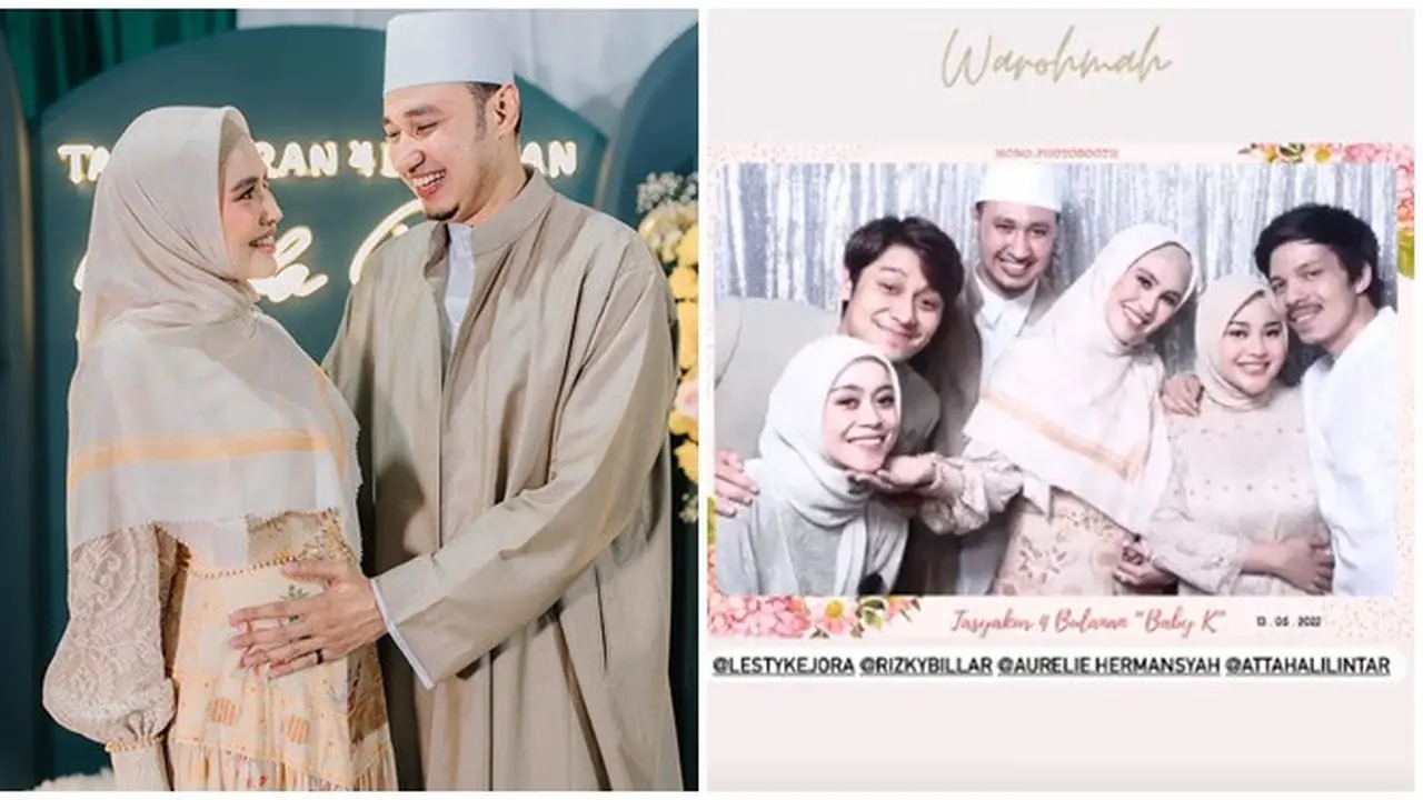 6 Momen Kartika Putri Gelar Tasyakuran 4 Bulanan Anak Kedua, Dihadiri Para Artis