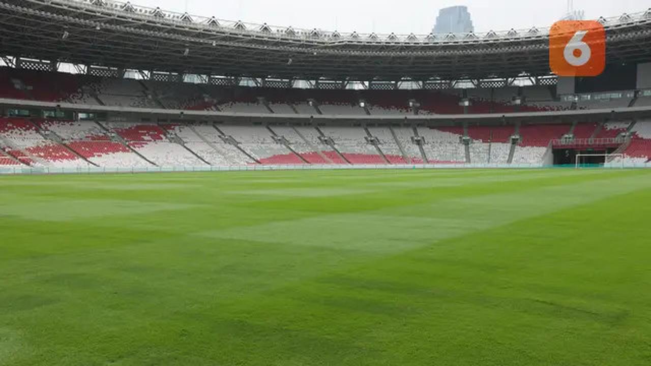 Foto: Mengintip Kondisi Rumput SUGBK Jelang Hadapi Jepang di Kualifikasi Piala Dunia
