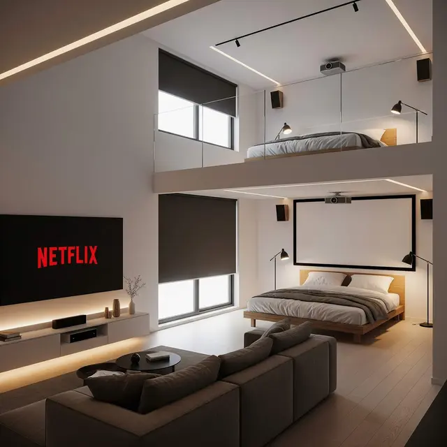 Rumah Sederhana 2 Lantai Minimalis dengan Area Netflix & Chill