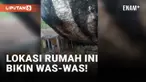 Viral! Rumah Berdiri di Samping Batu Raksasa
