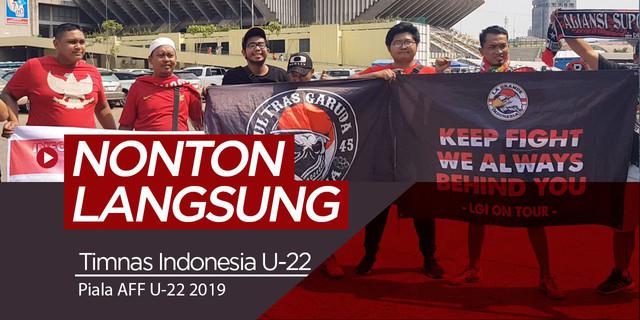 VIDEO: Melihat Langsung Pertandingan Timnas Indonesia U-22 Vs Vietnam