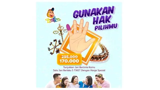Jangan Golput, Ini Deretan Promo yang Bisa Didapatkan Setelah Nyoblos