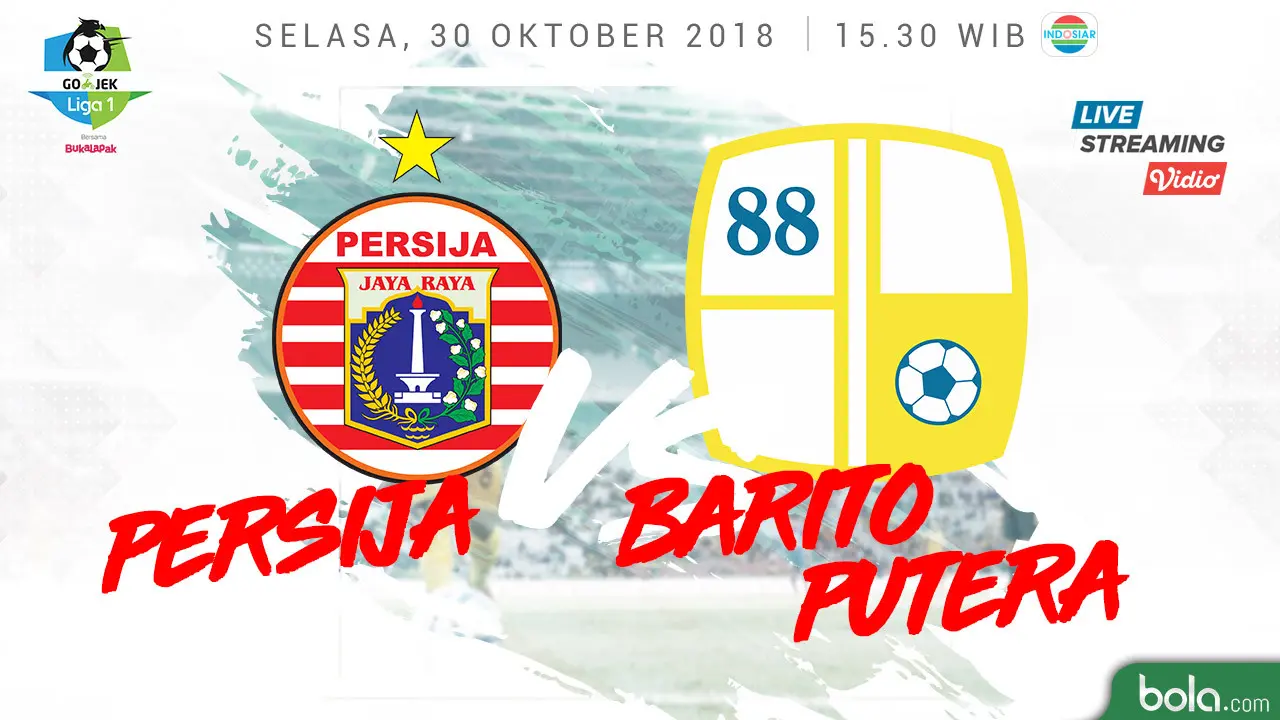 Persija Jakarta Vs Barito Putera
