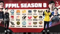 Garena resmi memulai pertandingan esports Free Fire bergengsi di Indonesia, FFML Season 8 (Garena)