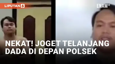 Joget Asmalibrasi di Depan Polsek, Pria Ini Minta Maaf