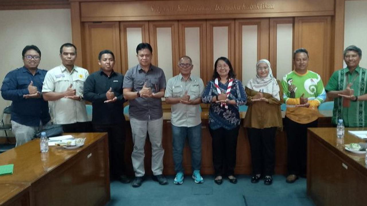 Bahas Kepramukaan, Disporapar Paser Koordinasi dengan Kwarnas