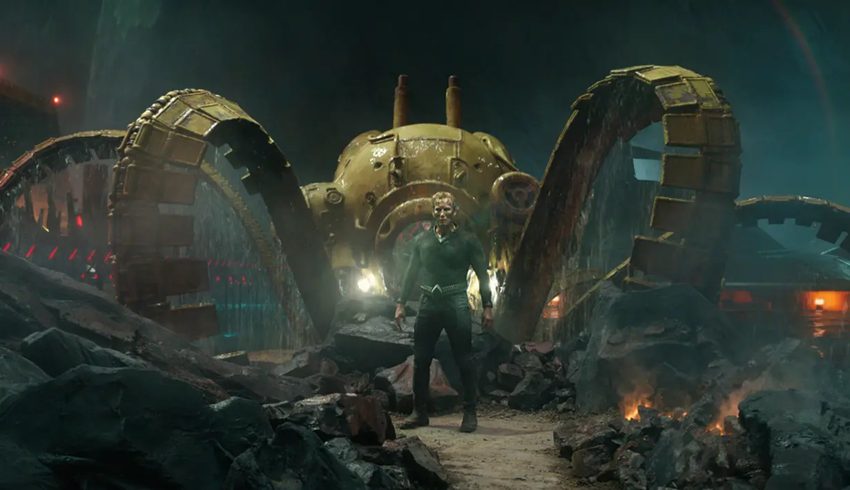 Setelah mengalami pengunduran jadwal tayang selama beberapa kali, film Aquaman and the Lost Kingdom yang ditulis oleh David Leslie Johnson dan disutradarai oleh James Wan ini akan tayang pada 20 Desember 2023. Mundurnya jadwal tayang mereka rupanya terjadi lantaran terjadinya pandemi COVID-19 yang mengganggu proses syuting. (Warner Bros. Pictures via AP)