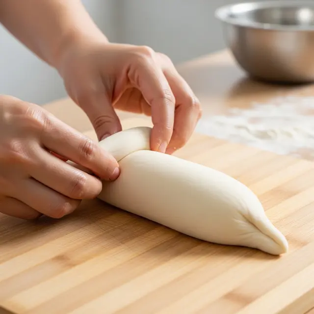 Cara membuat sotong tahu bulat (Image by Gemini AI)