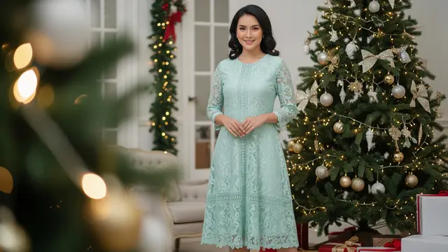 7 Model Dress Natal 2025 yang Cocok untuk Ibadah dan Perayaan yang Elegan, Sopan hingga Modern
