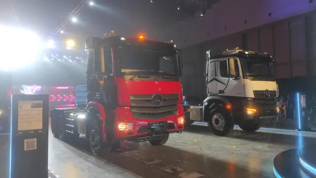 Daimler Resmi Luncurkan Mercedes-Benz Truck Actros dan Arocs Euro 5 (Arief/Liputan6.com)