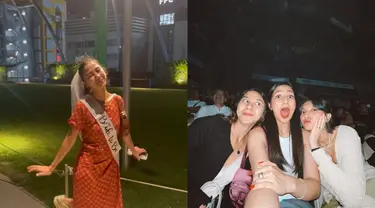 Momen bridal shower Adinda Thomas kali ini nampaknya berbeda. Acara ini diadakan saat Adinda sedang berlibur di Jepang, tepatnya di jalanan Tokyo. Dalam video yang beredar, terlihat wanita kelahiran 8 Agustus 1993 itu di-makeover oleh para sahabatnya. Sheila Dara, Claresta Pitojo, dan Fita Anggriani terlihat memberikan "veil" pernikahan, mahkota, serta selempang "bridal shower" kepada Adinda Thomas. (Liputan6.com/IG/@fitaanggriani)