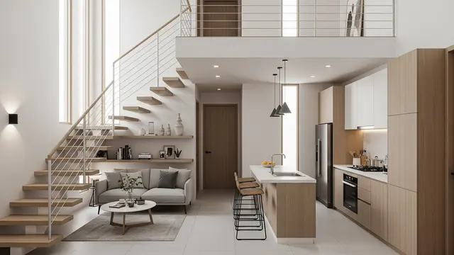 8 Interior Rumah Minimalis 2 Lantai untuk Keluarga Kecil di Lahan Terbatas